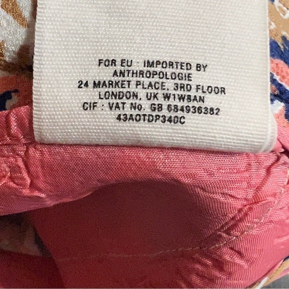 Anthropologie | Pilcro Paz Cropped Ikat Jogger Pants Drawstring Printed Size 26 - Picture 12 of 12